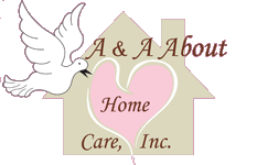 A&A About Home Care logo
